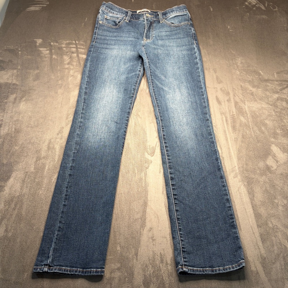 Lucky Brand Sweet Straight Jeans Womens 6/28R Mid Rise Denim Y2K Western Fade